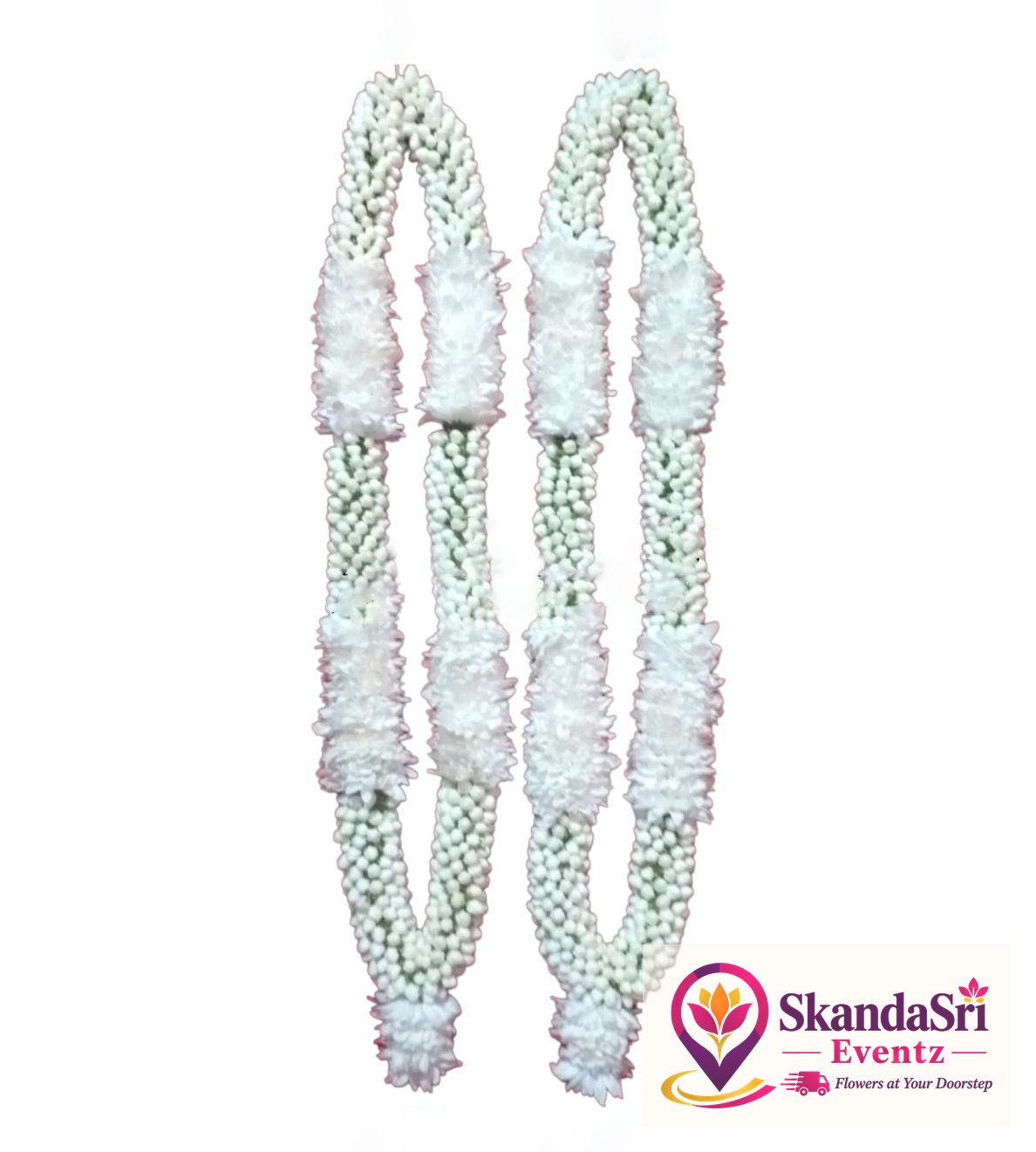 Jasmine and White Carnasian Garland - GL014
