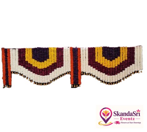 White Sevantige, Red Rose, Yellow Sevantige, Purple Pardha - P014