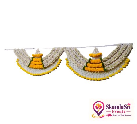 Tube Rose with Yellow Rose Pardha - P011