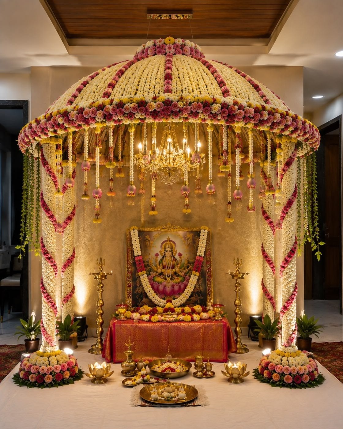 Mini décor floral canopy by SkandaSri Eventz